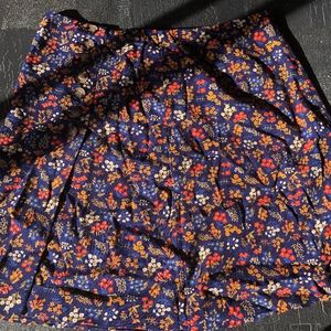 Madewell Floral skirt